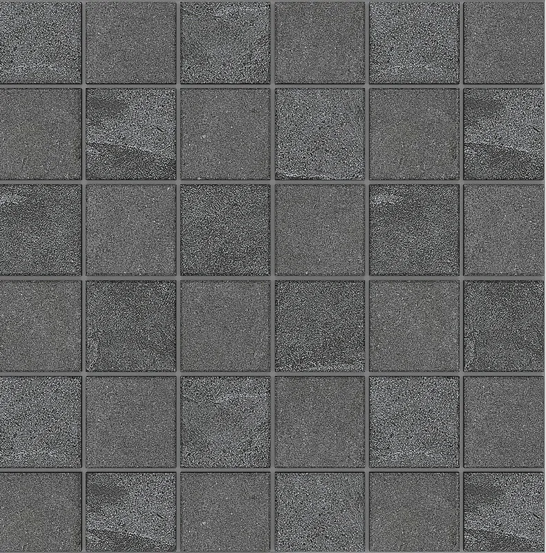 Мозаика Estima Terra anthracite, LN03/TE03 5х5 30x30, неполированная