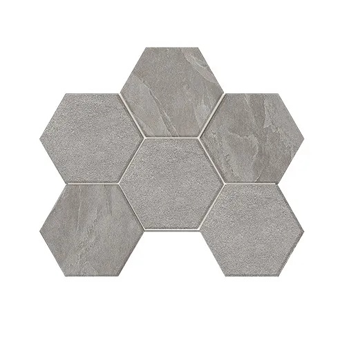 Мозаика Estima Terra grey, LN02/TE02 Hexagon 25x28.5, неполированная