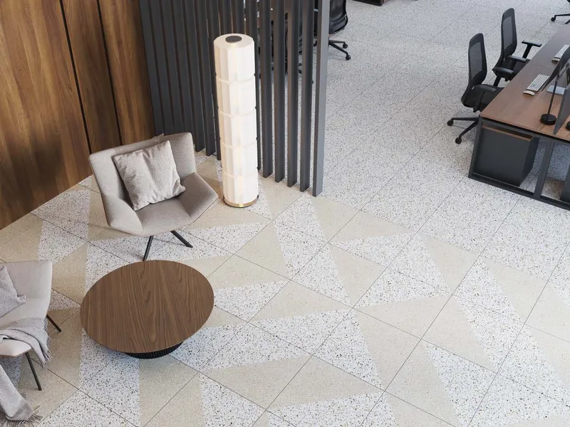 Керамический гранит Estima Cosmos diagonal beige, CMd02 60x60x10, неполированный ректификат