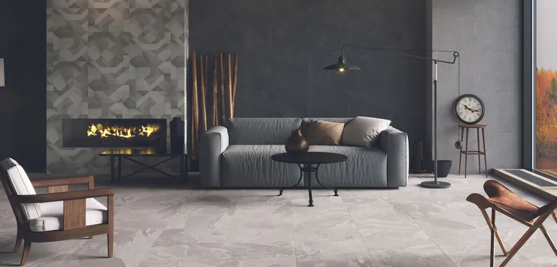 Керамический гранит Estima Luna grey, LN02 80x80x11, неполированный ректификат