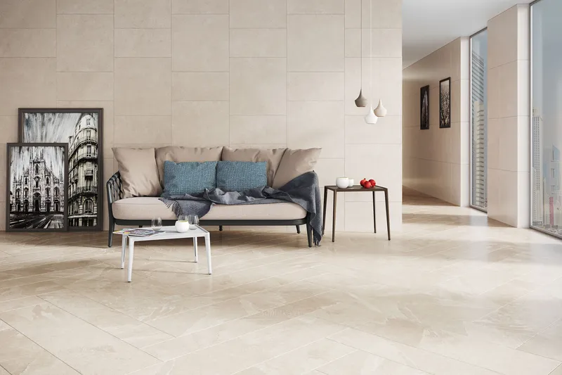 Плинтус Estima Luna white, LN00 7x60, неполированный
