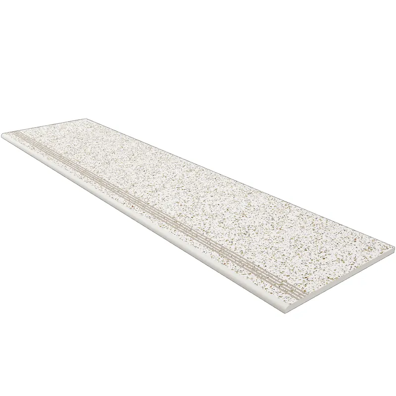 Ступень Estima Cosmos white, CM00 30x120x10, неполированная с насечками
