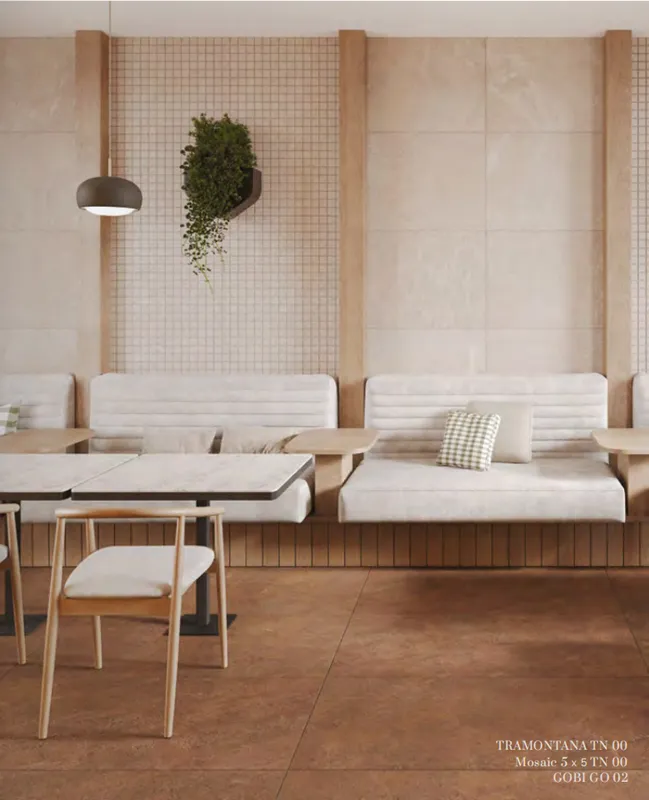 Мозаика Estima Tramontana ivory, TN00 5х5 30x30, неполированная