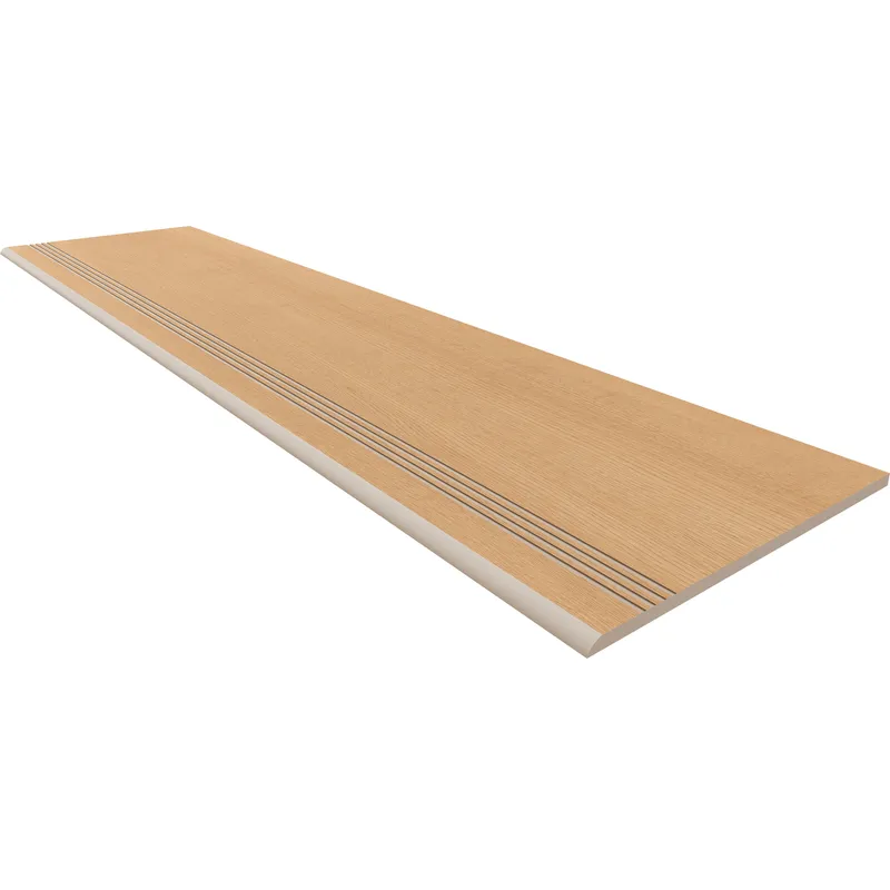Ступень Estima Classic Wood honey oak, CW04 30x120x10 неполированная с насечками