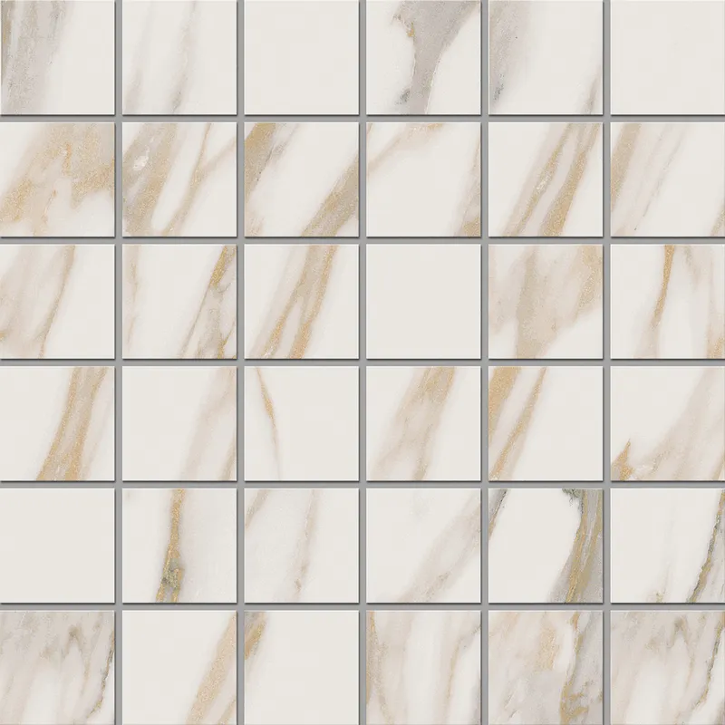 Мозаика Estima Miramare white, RM01 5х5 30x30, неполированная