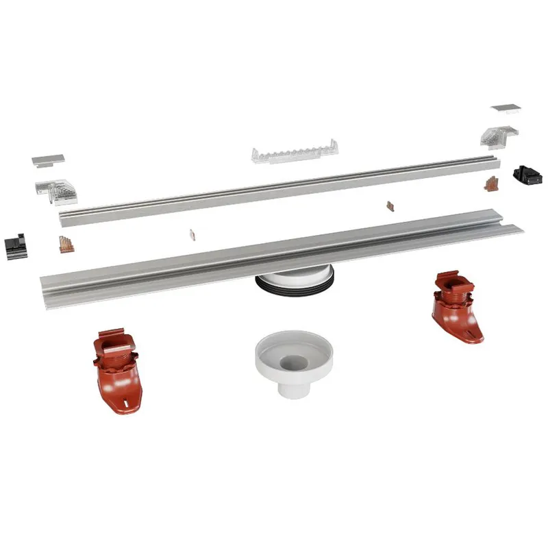 Душевой трап Evimetal SlimLine 60 см — вид под углом на изделие