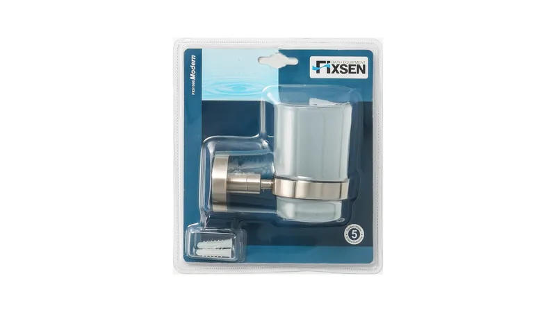 Стакан для зубных щеток Fixsen Modern — вид сбоку под углом