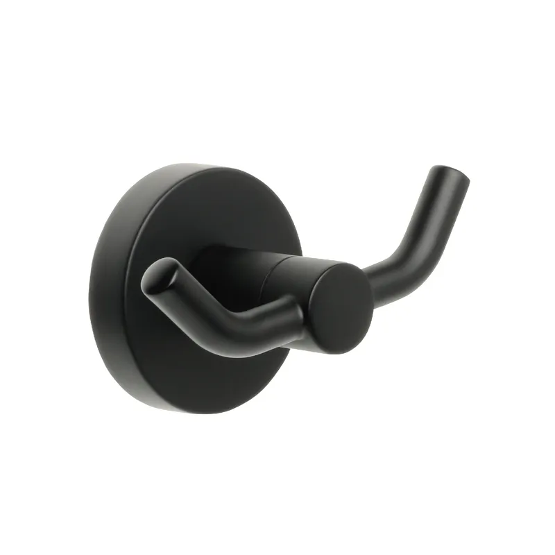 Крючок Fixsen Comfort black двойной — вид под углом
