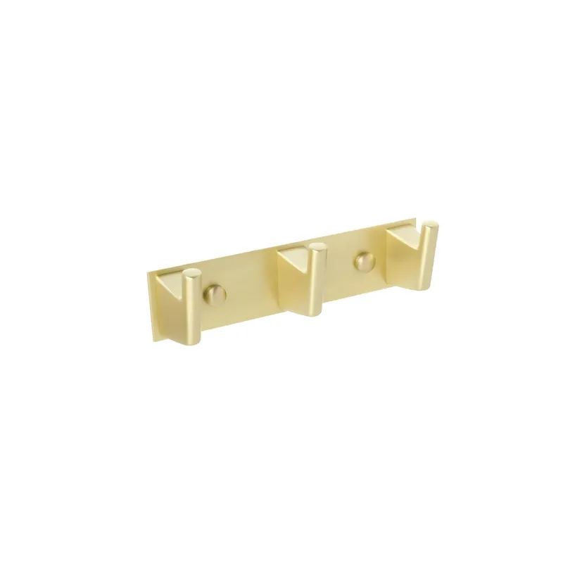 Планка с крючками Fixsen Trend gold — вид под углом