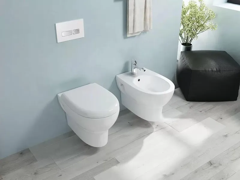 Сиденье для унитаза Isvea Absolute белый — вид сверху на крышку