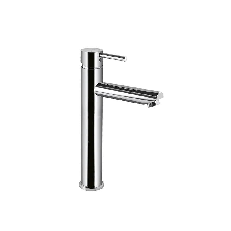 Удлиненный смеситель для раковины Jaquar Florentine FLR-CHR-5005NB — вид сбоку под углом