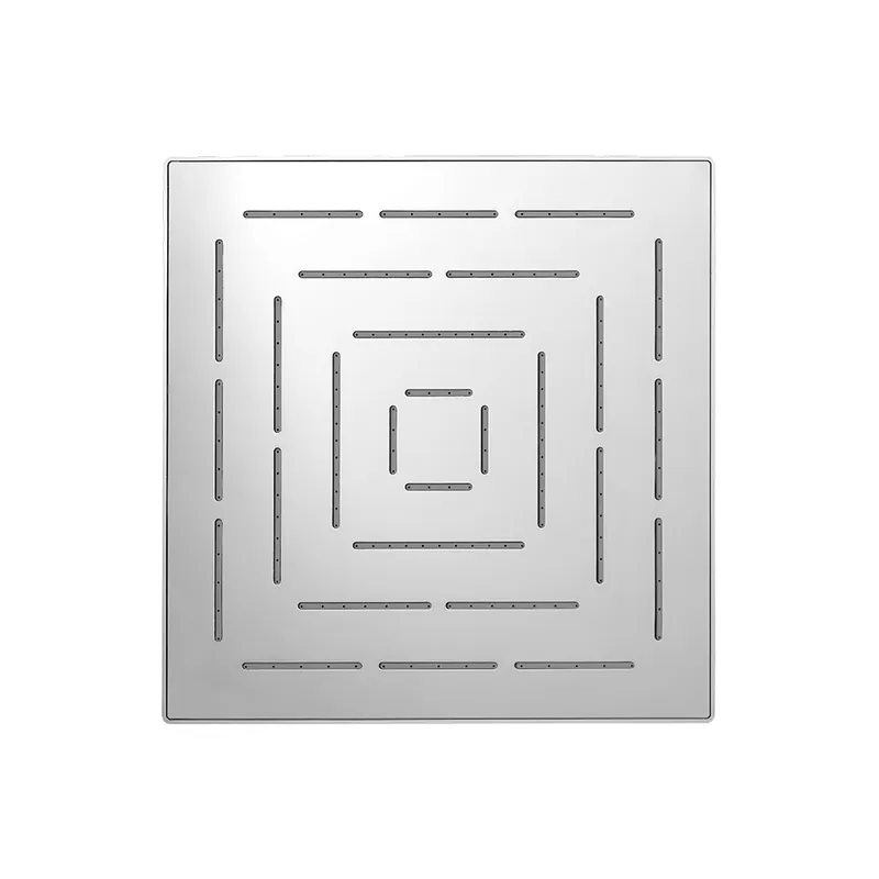 Верхний душ Jaquar Maze 15x15 см, хром — лейка душа вид сверху