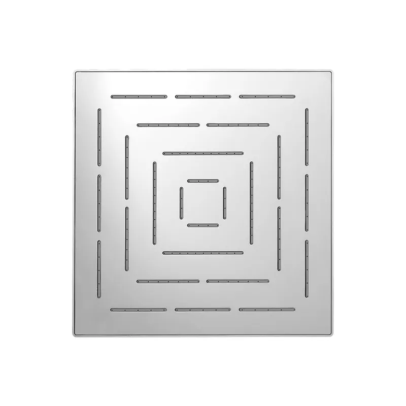 Верхний душ Jaquar Maze, 20x20 см, хром — лейка крупным планом