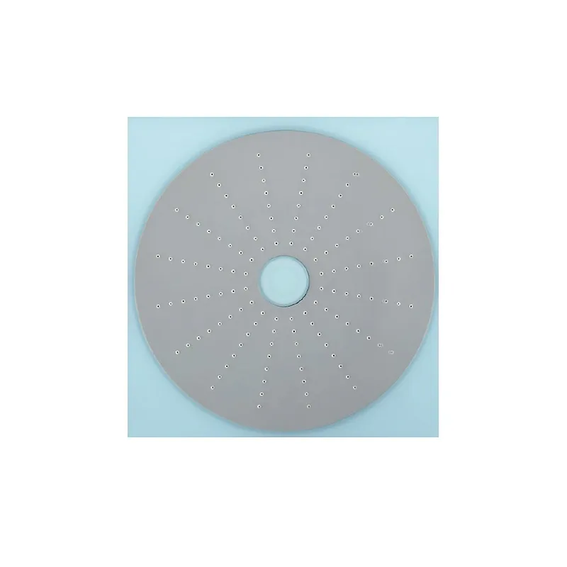 Верхний душ Jaquar Hydrolite с LED подсветкой, встраиваемый, 25x25 см, хром — лейка крупным планом