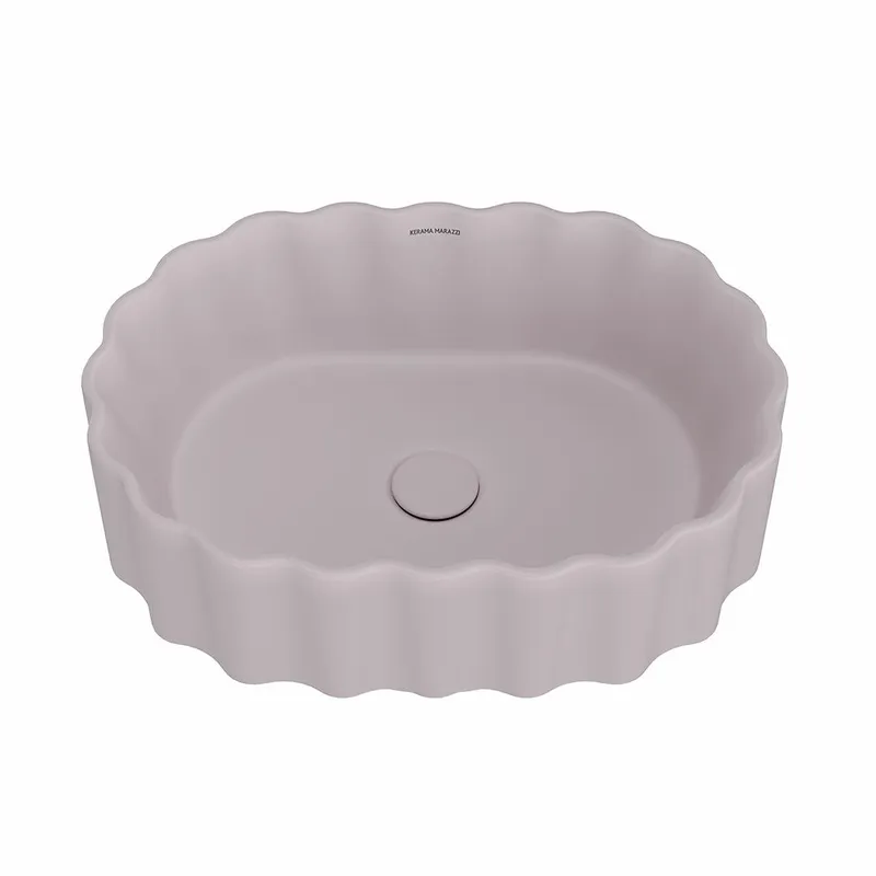 Раковина ARTBASIN Conchiglia накладная 50, мальва матовая