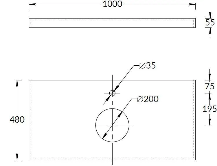 Спец. изделие декоративное из керамогранита Риальто 100x48, бежевое