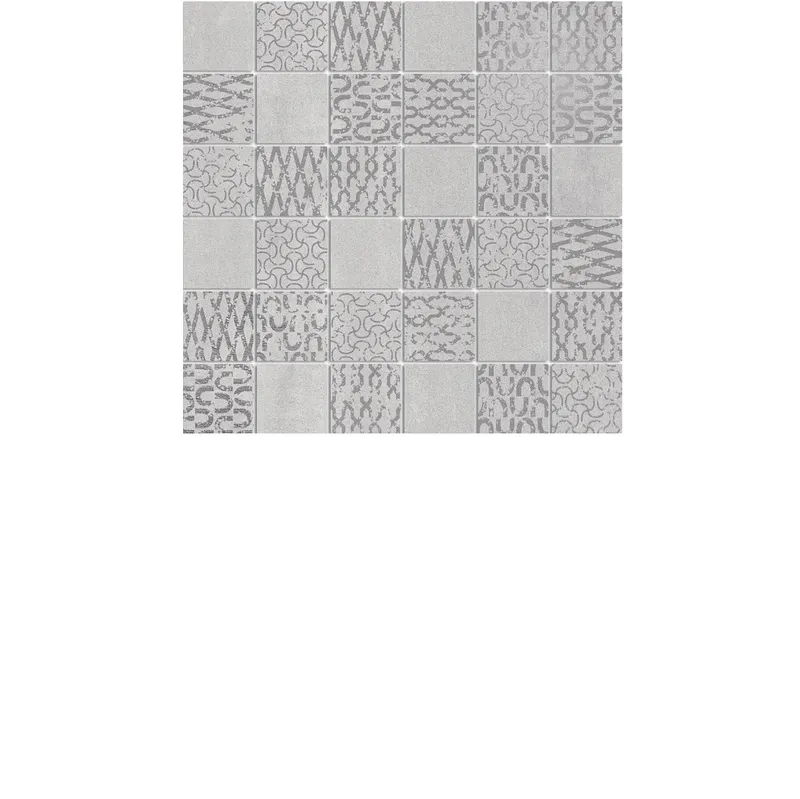 Декор Про Дабл серый светлый мозаичный 30x30