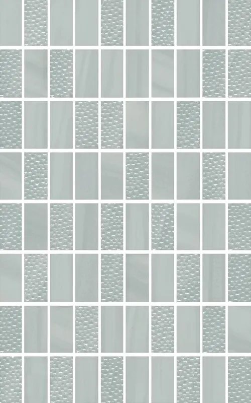 Декор Сияние мозаичный глянцевый 25x40