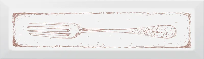 Декор Fork карамель матовый 8,5x28,5
