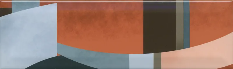 Декор Закат глянцевый 8,5x28,5