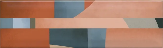 Декор Закат глянцевый 8,5x28,5