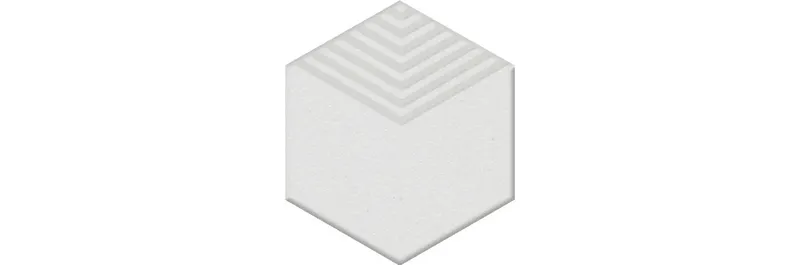 Декор Агуста белый 6x5,2