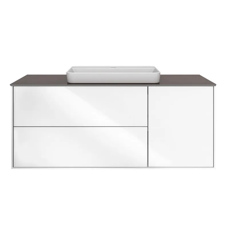 Тумба PLAZA Modern подвесная 120 белый 3 ящика