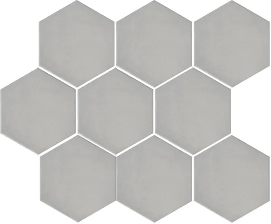 Тюрен серый матовый из 9 частей 12x10,4