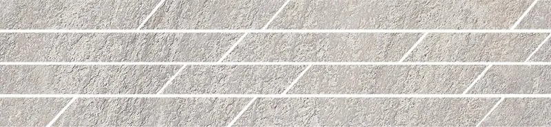 Бордюр Гренель серый мозаичный 46,8x9,8