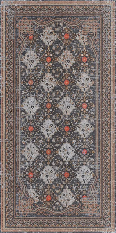 Классика коричневый декорированный обрезной 119,5x238,5