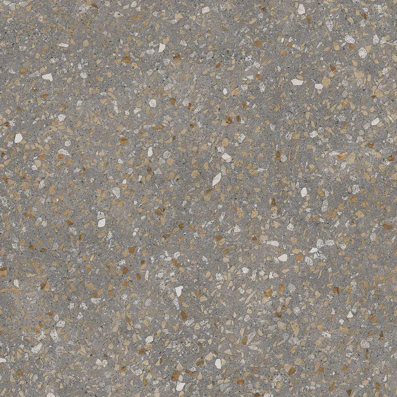 Терраццо коричневый обрезной 60x60