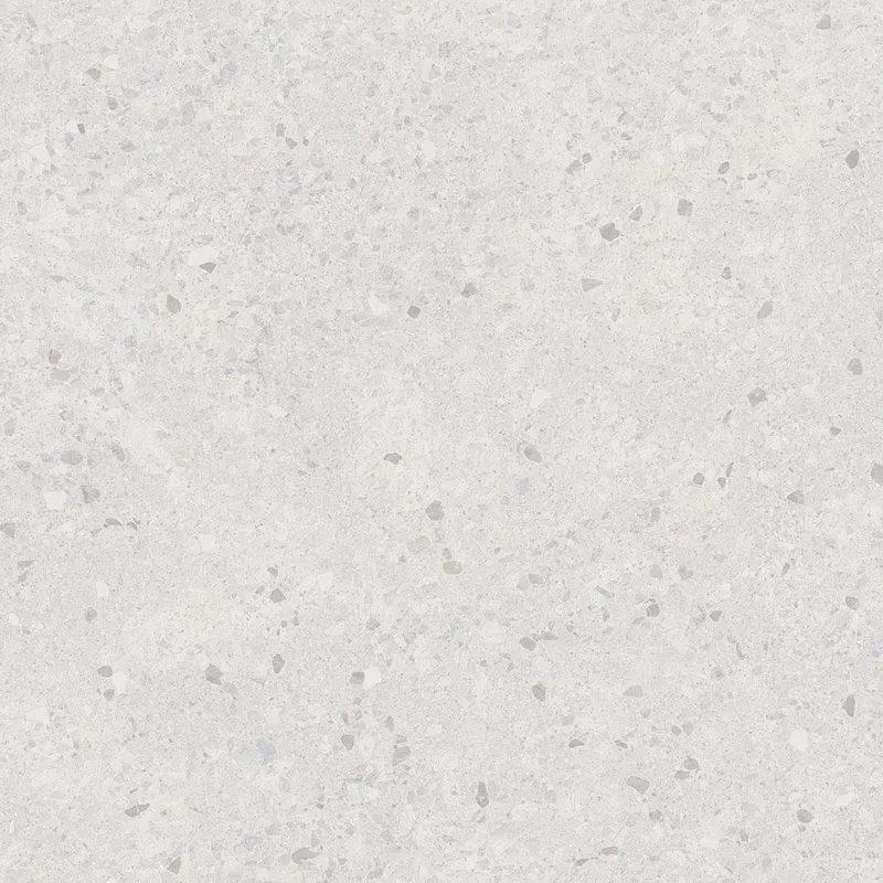 Терраццо серый светлый обрезной 60x60