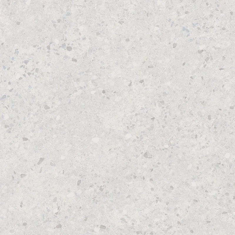 Терраццо серый светлый обрезной 60x60