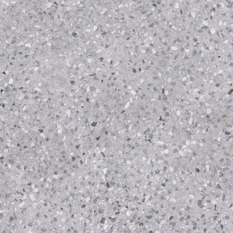 Терраццо серый обрезной 60x60