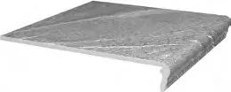 Ступень фронтальная Бореале серый тёмный 30x30