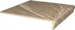 Ступень фронтальная Бореале коричневый 30x30