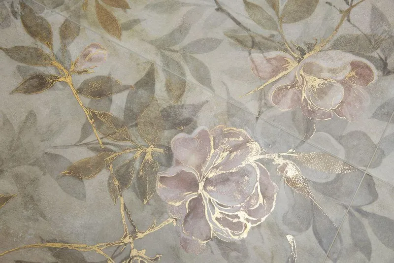Панно Магнолия 1 матовый 60x120 из 4 частей (30x60)