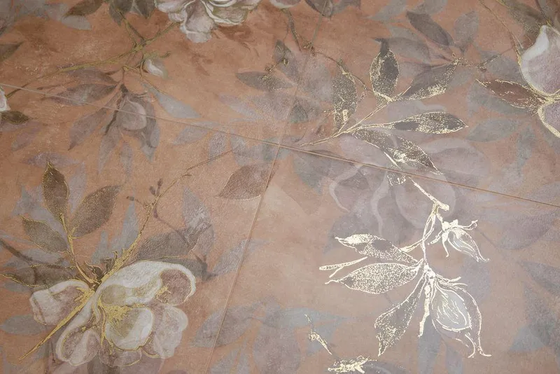 Панно Магнолия 2 матовый 60x120 из 4 частей (30x60)
