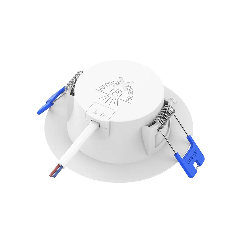 Светильник светодиодный точечный OPPLE Utility LED Downlight US R150-12W-4000-WH-GP встраиваемый — вид под углом