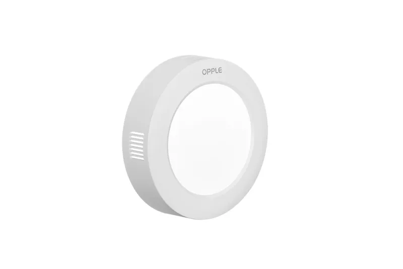 Светильник светодиодный точечный OPPLE LED Slim Downlight EcoMax II SM R150-12W-4000-WH накладной — вид под углом