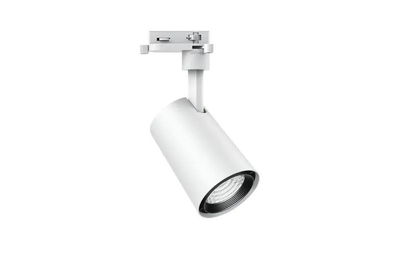 Светильник светодиодный трековый OPPLE LED Spotlight U3 Track 3 10W-4000-24D-WH-GP трехфазный, поворотный — вид под углом
