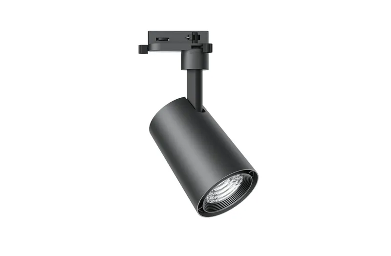 Светильник светодиодный трековый OPPLE LED Spotlight U3 Track 3 20W-4000-24D-BK-GP трехфазный, поворотный — вид под углом