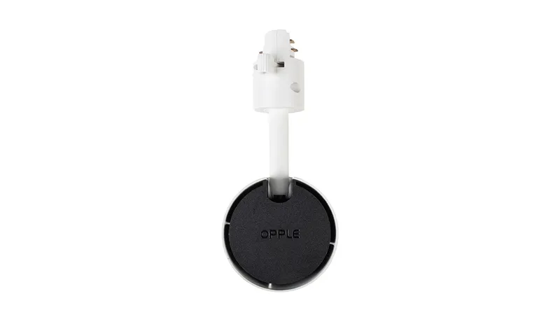 Светильник светодиодный трековый OPPLE LED Spotlight U3 Track 3 30W-3000-24D-WH-GP трехфазный, поворотный — вид под углом