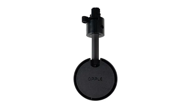 Светильник светодиодный трековый OPPLE LED Spotlight U3 Track 3 30W-3000-24D-BK-GP трехфазный, поворотный — вид под углом