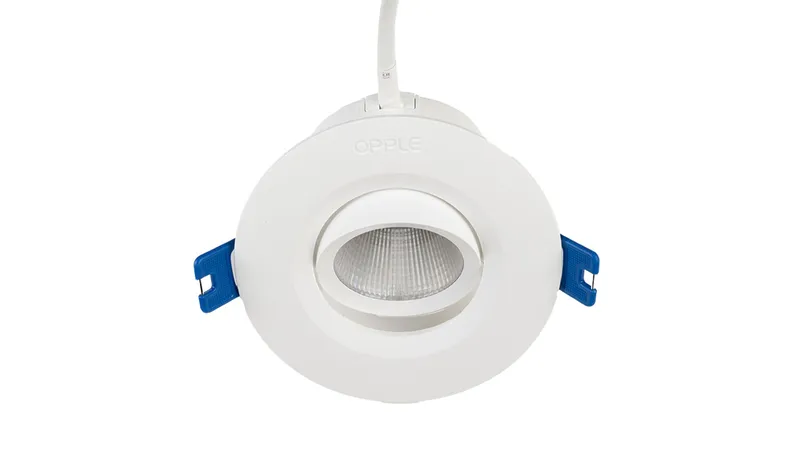 Светильник светодиодный точечный OPPLE US LED Spotlight RA-US R70-8W-4000-WH-GP поворотный — вид сверху на корпус