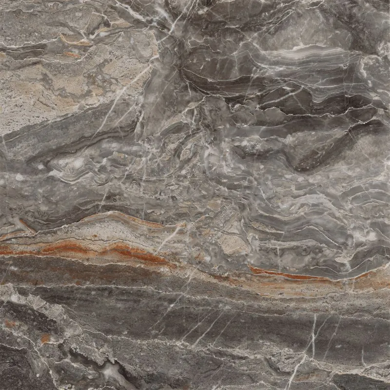 60x60 Bergamo Коричневый Лаппато R9 Ректификат