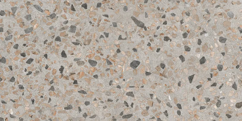 30x60 Terrazzo-X Темный Лаппато R9 Ректификат