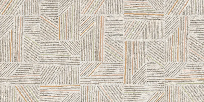 30x60 Stone-X Декор Этнический Микс Холодная Гамма Матовый R10A Ректификат