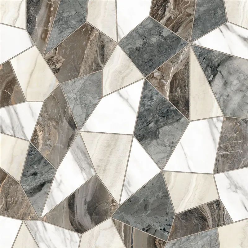 60x60 MarbleSet Декор "Микс Терраццо" Лаппато R9 Ректификат