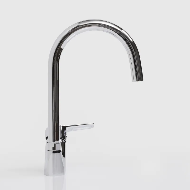 Смеситель для кухни Wasserkraft Ruhr 24400 — вид сбоку под углом